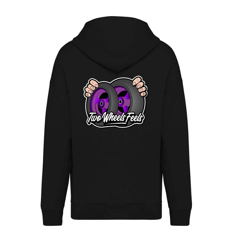 Hoodie - Black/Purple - TWF